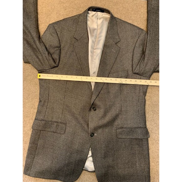 Oak Creek Tweed Blazer Mens 44L Lambs Wool Jacket Brown Sportcoat - Picture 6 of 11
